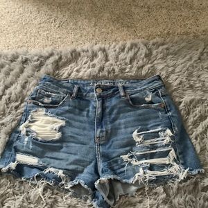 denim shorts